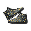 Men's Diffuse Geometrical Print High Top Canvas Shoes