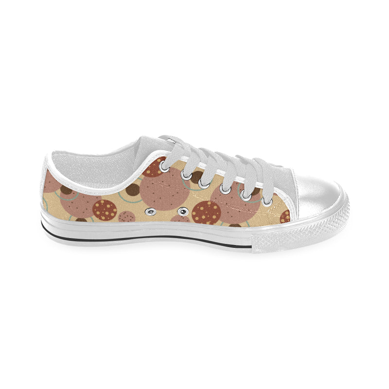 Kids's Polka Print Canvas Low Top Shoes