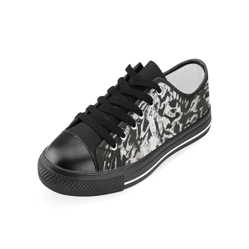 Women's Wild Animal Art Print Canvas Low Top Shoes