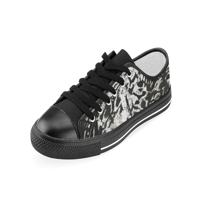 Women's Wild Animal Print Canvas Low Top Shoes