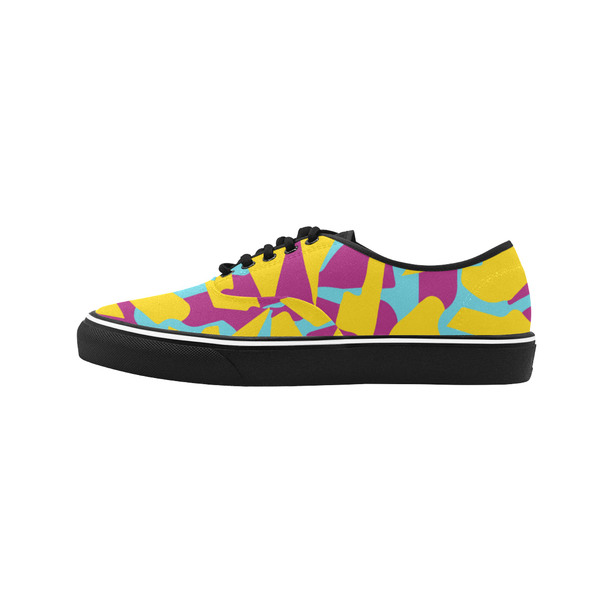 Women's Quirky Camouflage Print Canvas Low Top Shoes
