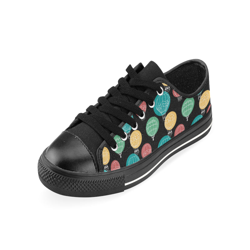 Women's Big Size Casual Hot Air Balloon Print Low Top Canvas Shoes