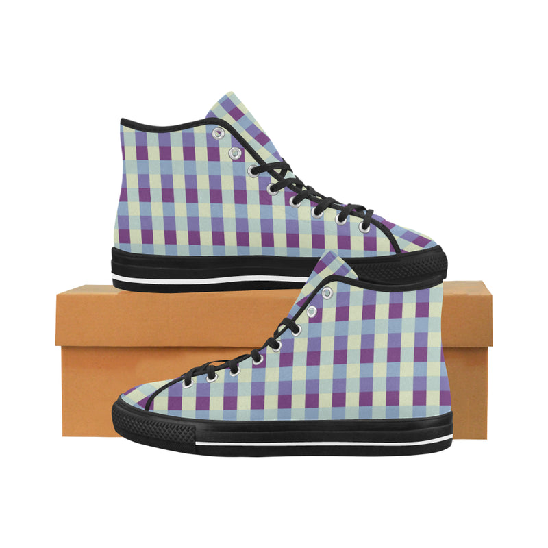 Buy Women's Checkers Print Canvas High Top Shoes at TFS