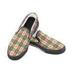 Women's Christmas Trees Print Canvas Slip On Shoes