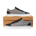 Men's Prism Geometrical Print Low Top Canvas Shoes