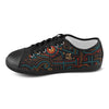 Men's Maze Doodle Print Canvas Low Top Shoes