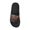 Women's Criss Cross Paint Splatter Print Sliders Sandal