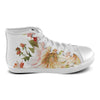 Women's Petal Floral Print Canvas High Top Shoes