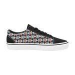 Men's Prism Geometrical Print Low Top Canvas Shoes