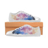 Women's Big Size Dabbed Paint Splatter Print Canvas Low Top Shoes