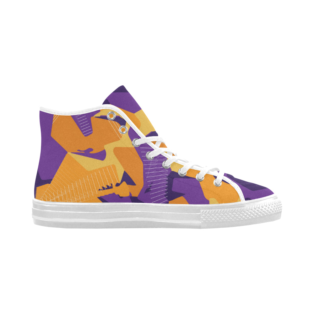Men's Camouflage Print High Top Canvas Shoes