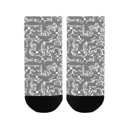 Men's Circuit Print Anklet Socks