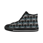 Women's Cancer Crab Zodiac Print Canvas High Top Shoes