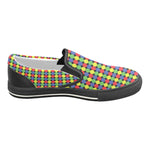 Women's Polka Print Big Size Slip-on Canvas Shoes