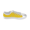 Buy Women Big Size Butter Yellow Solids Print Canvas Low Top Shoes at TFS