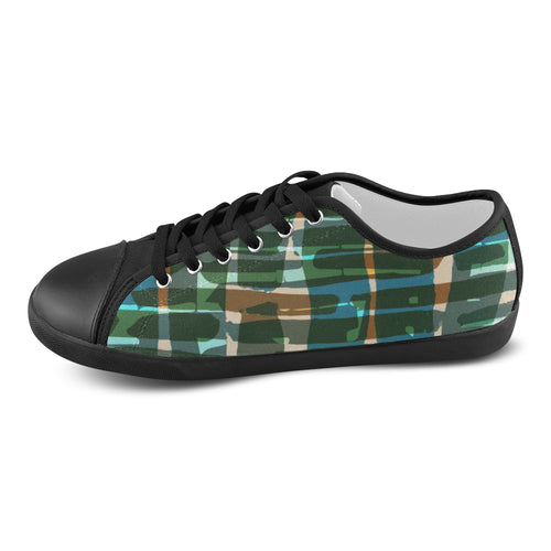 Men's Countershade Camouflage Print Canvas Low Top Shoes