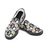 Men's Clashing Cubes Geometrical Print Slip-on Canvas Shoes