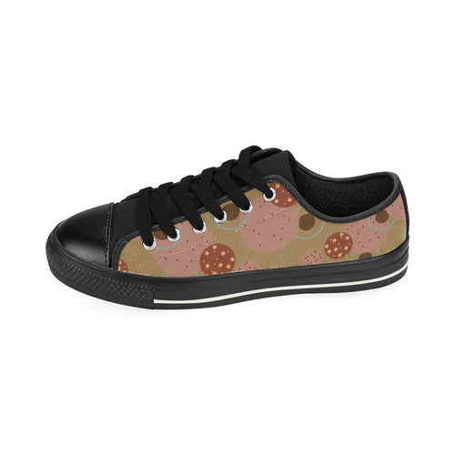 Kids's Polka Print Canvas Low Top Shoes