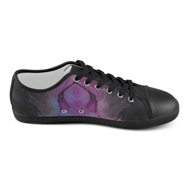 Men's Influenza Psychedelic Print Canvas Low Top Shoes