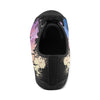 Women's Big Size Dabbed Paint Splatter Print Canvas Low Top Shoes