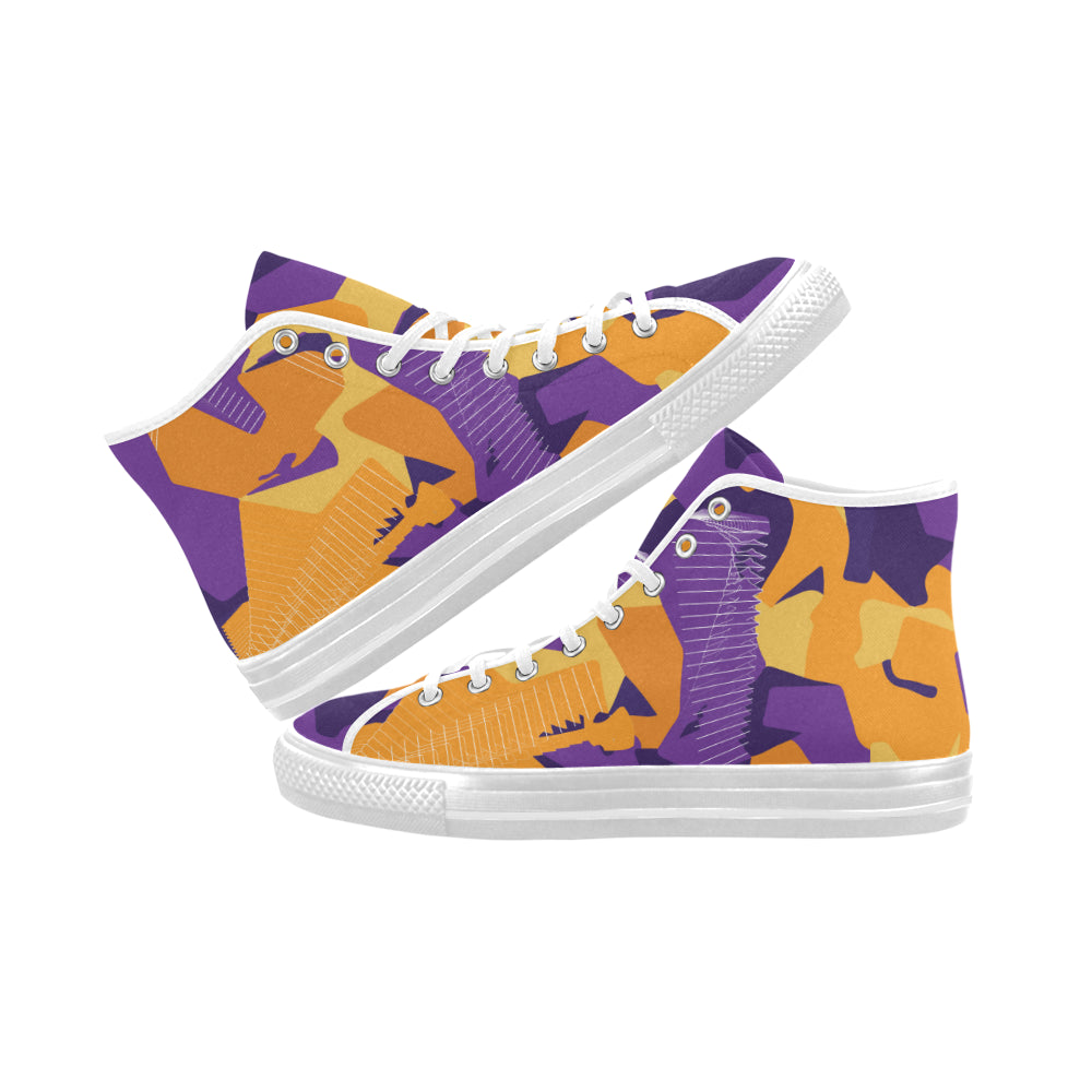 Men's Camouflage Print High Top Canvas Shoes