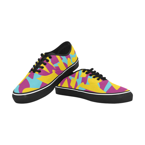 Men's Camouflage Print Canvas Low Top Shoes