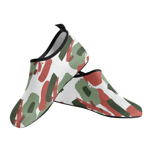 Women's Christmas Camouflage Print Barefoot Shoes