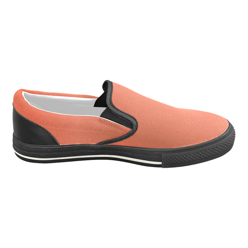 Buy Kids's Cantaloupe Solids Print Canvas Slip-on Shoes at TFS