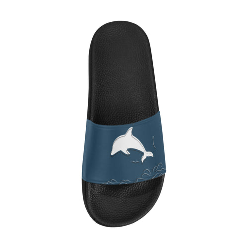 Men's Dolphin Casual Print Sliders Sandals