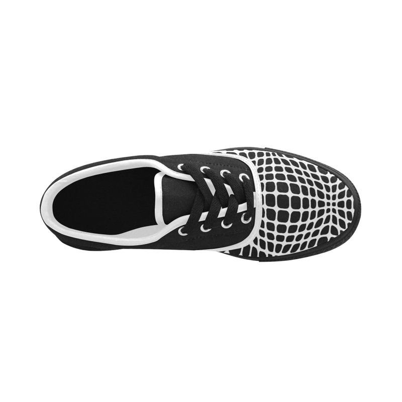Buy Men's Monochrome Print Canvas Low Top Shoes at TFS