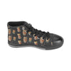 Men's Tribal Face Mask Print High Top Canvas Shoes