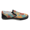 Women's Acrylic Paint Splatter Print Canvas Slip-on Shoes