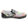 Women's Big Size Ying Yang Mandala Print Canvas Slip-on Shoes