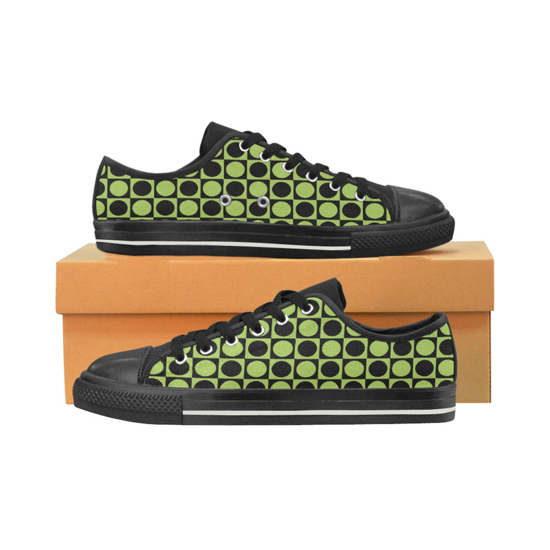 Kids's Polka  Print Canvas Low Top Shoes