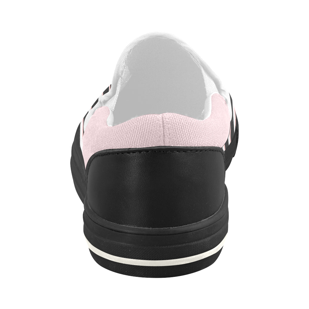 Women's Zebra Print Slip-on Canvas Shoes