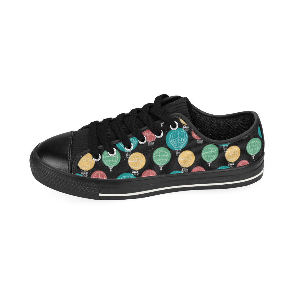 Men's Hot Air Balloon Casual Print Low Top Canvas Shoes