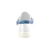 Men's Aquatic Paint Splatter Print Canvas Slip-on Shoes