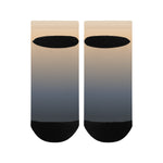 Men's Blue-Peach Gradient Print Anklet Socks