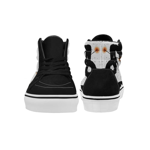 Men's  Zodiac Print Canvas High Top Shoes