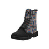 Men's Tribal Geometrical Print Canvas Boots