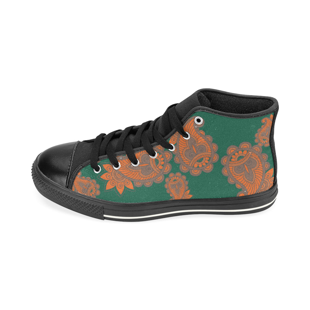 Women's Classic Mandala Print Canvas High Top Shoes