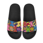 Women's Comic Bubbles Pop Art Print Sliders
