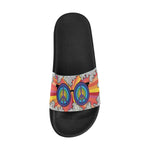 Women's Peace Shades Psychedelic Print Sliders Sandal