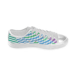 Buy Women Big Size Checkers Print Canvas Low Top Shoes at TFS