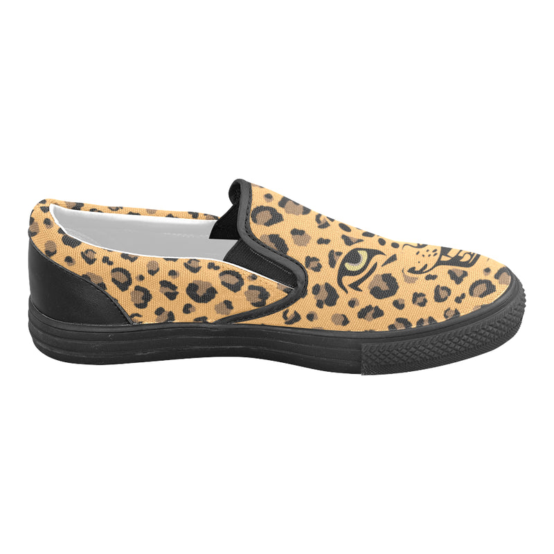 Kids's Leopard Print Slip-on Canvas Shoes