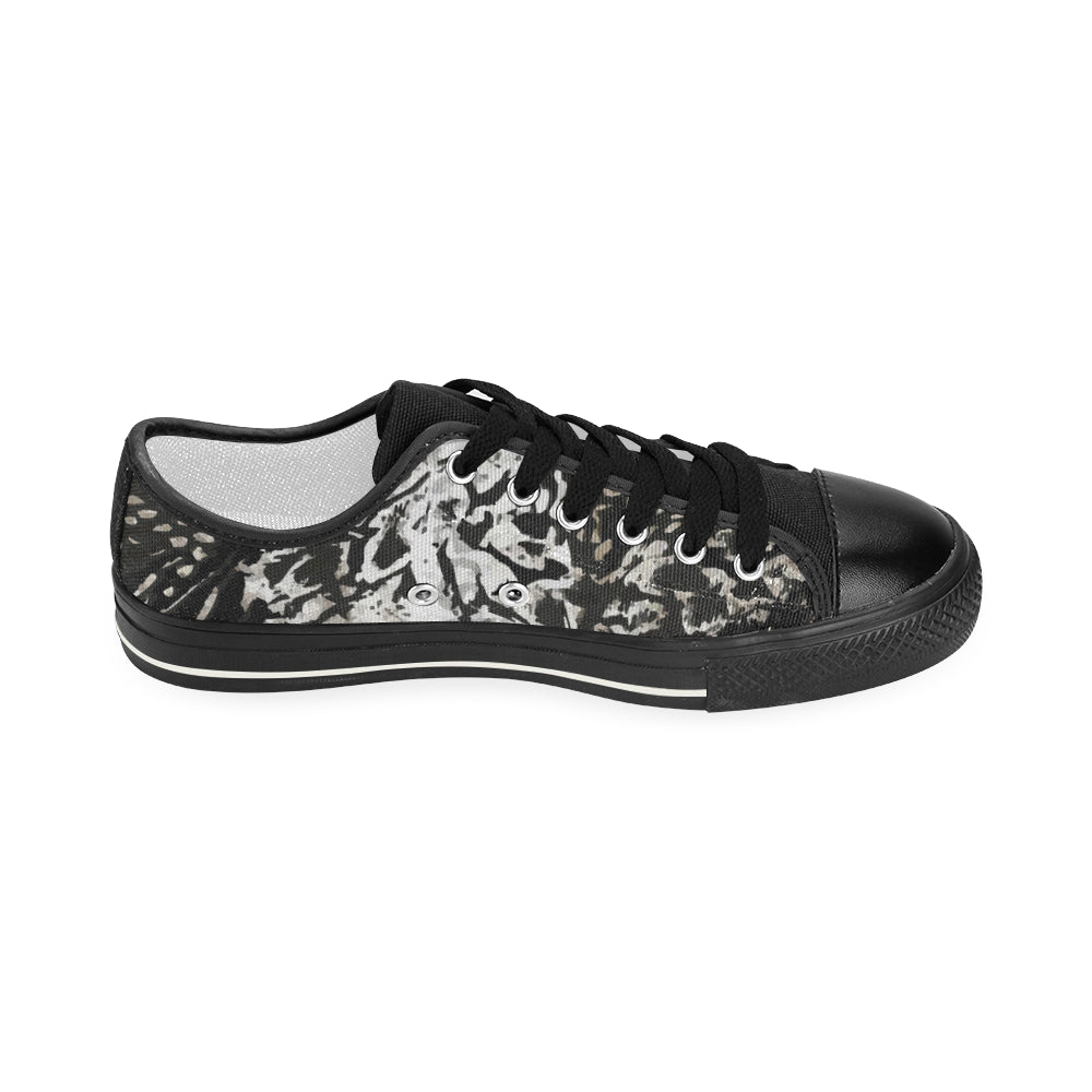 Women's Wild Animal Art Print Canvas Low Top Shoes