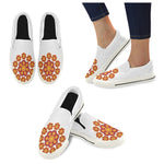 Men's Mandala Art Print Canvas Slip-on Shoes