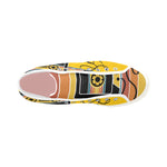 Women's Retro Cassette Pop Art Print Canvas High Top Shoes