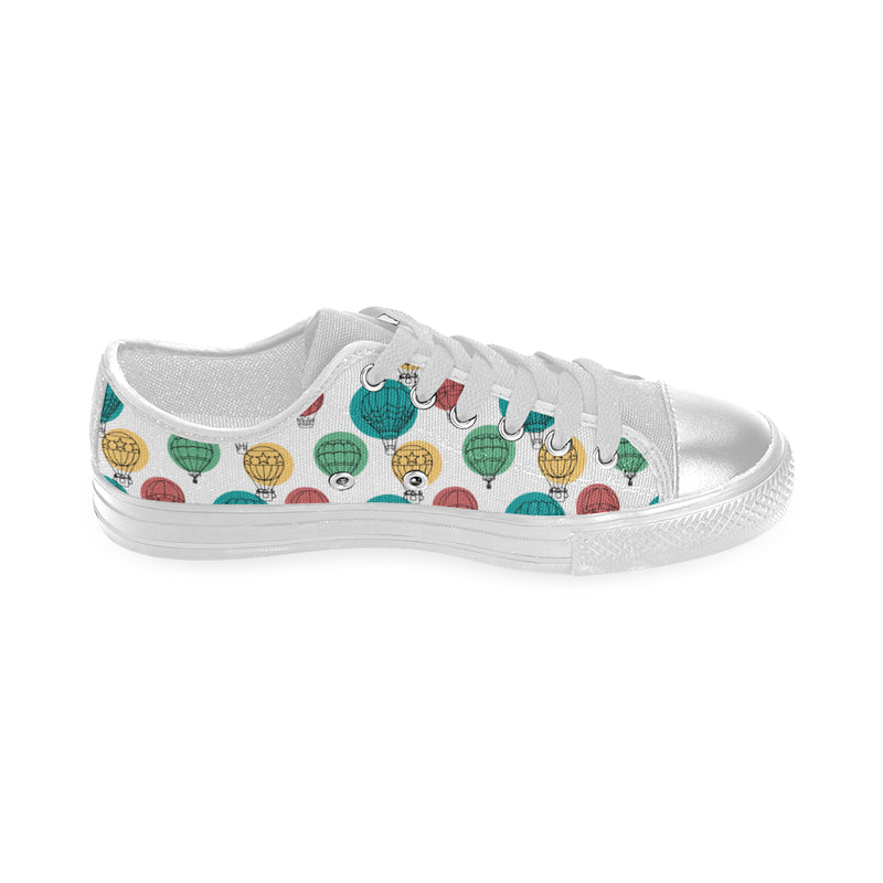 Women's Casual Hot Air Balloon Print Low Top Canvas Shoes