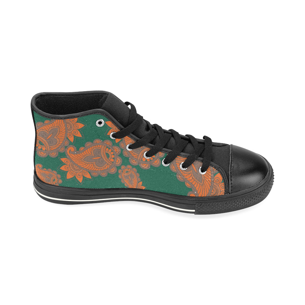 Women's Classic Mandala Print Canvas High Top Shoes